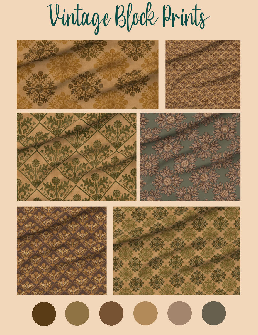 Vintage Block Prints