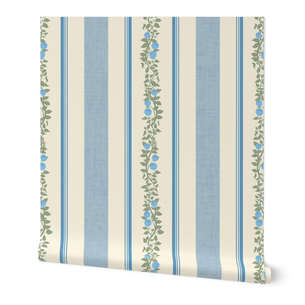 Vintage Rose Stripes